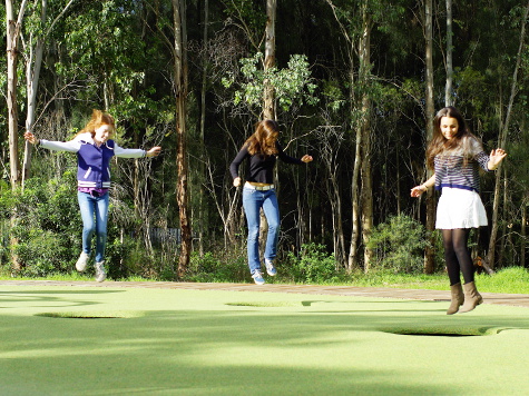 Parramatta Park trampolines